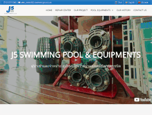 Tablet Screenshot of j5-swimmingpool.com
